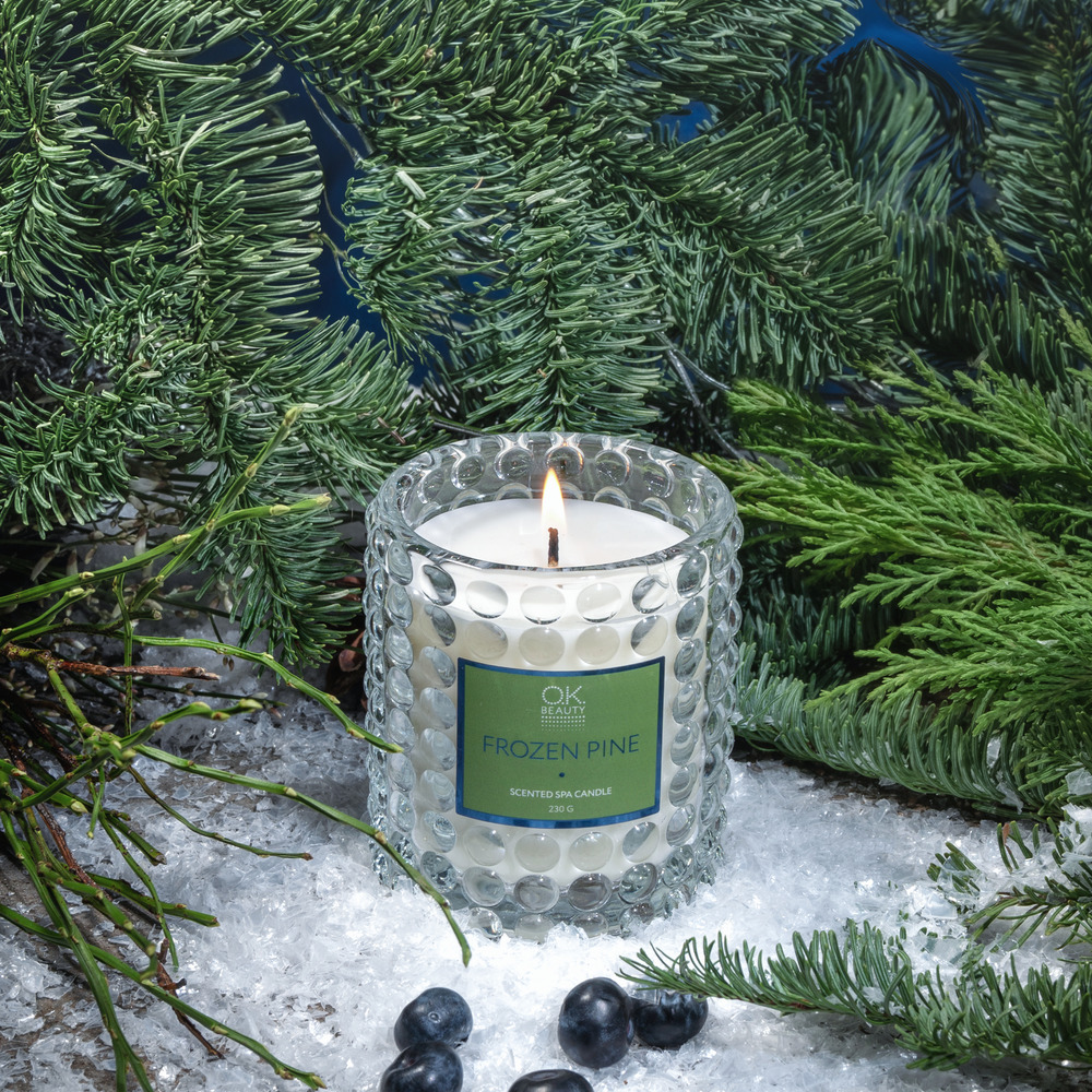 Fill in freezing candlelit. Scented Candle in Frozen.