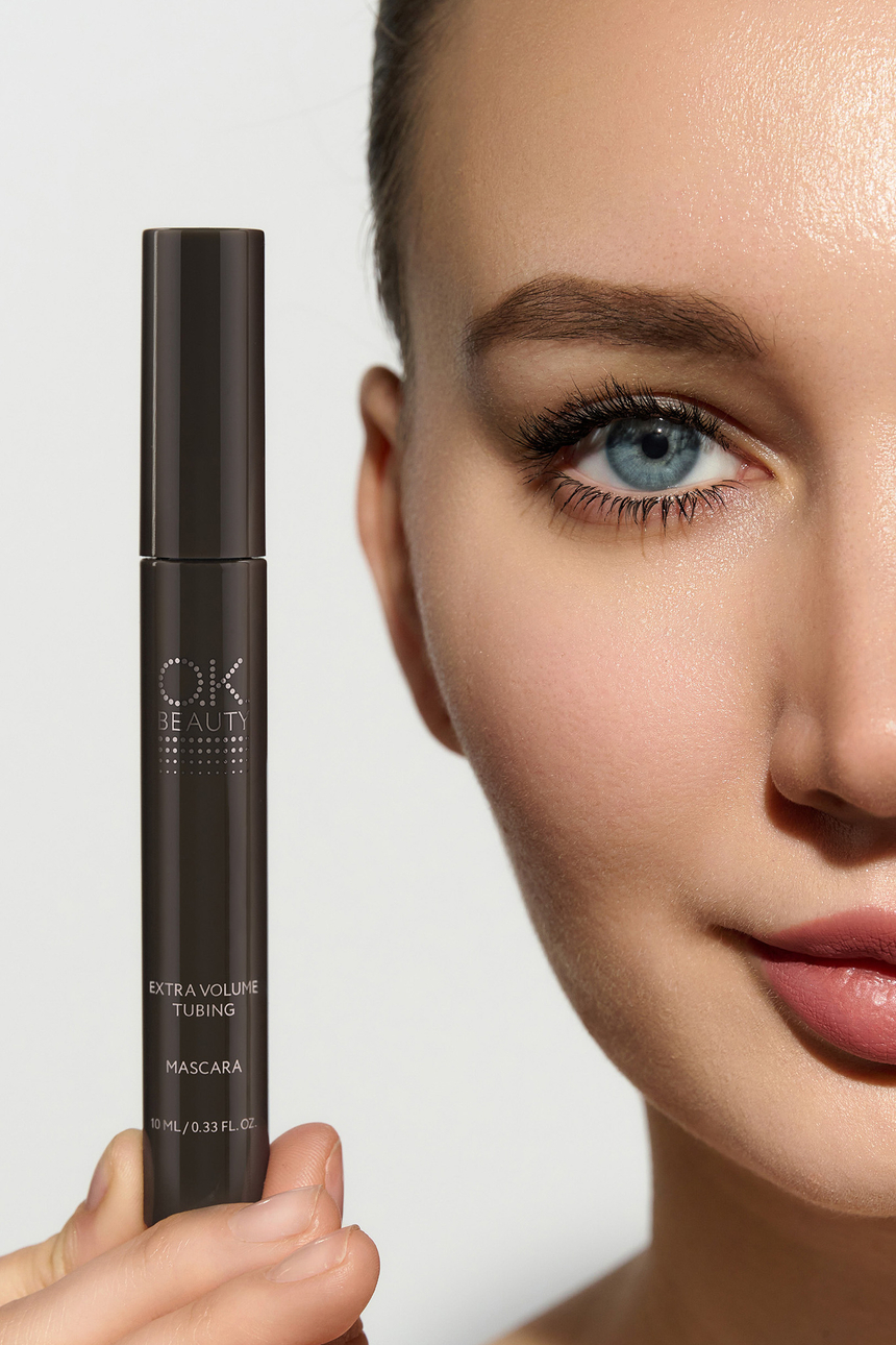 Термотушь для ресниц с эффектом объема OK BEAUTY EXTRA VOLUMЕ TUBING MASCARA тон Black