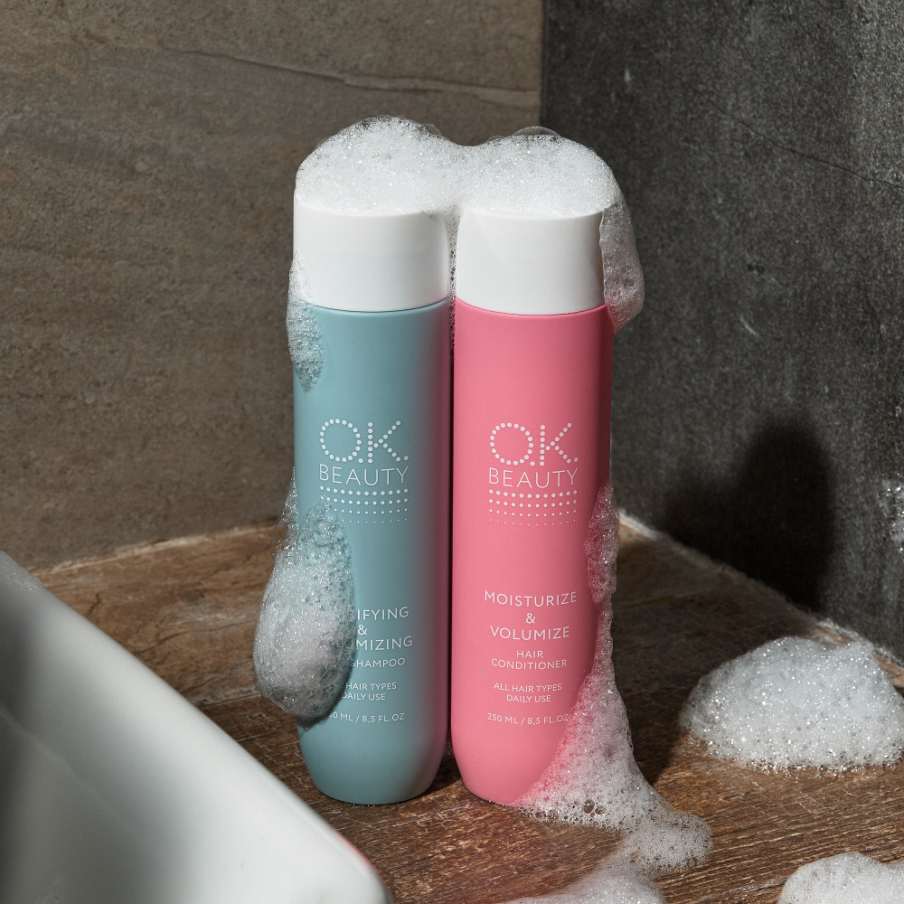 Шампунь & Кондиционер для придания объема волосам OK BEAUTY