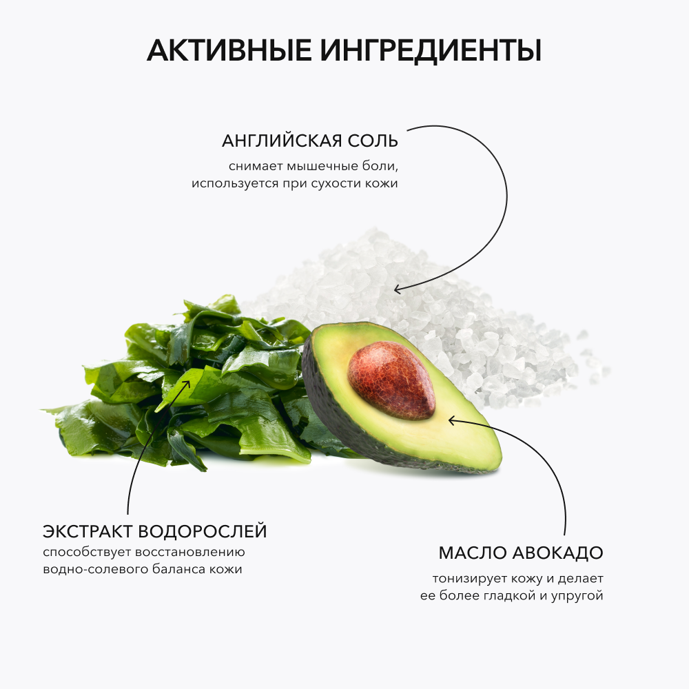 Соль для ванн OK BEAUTY TEA & IRIS SPA BATH SALT DETOX BLEND