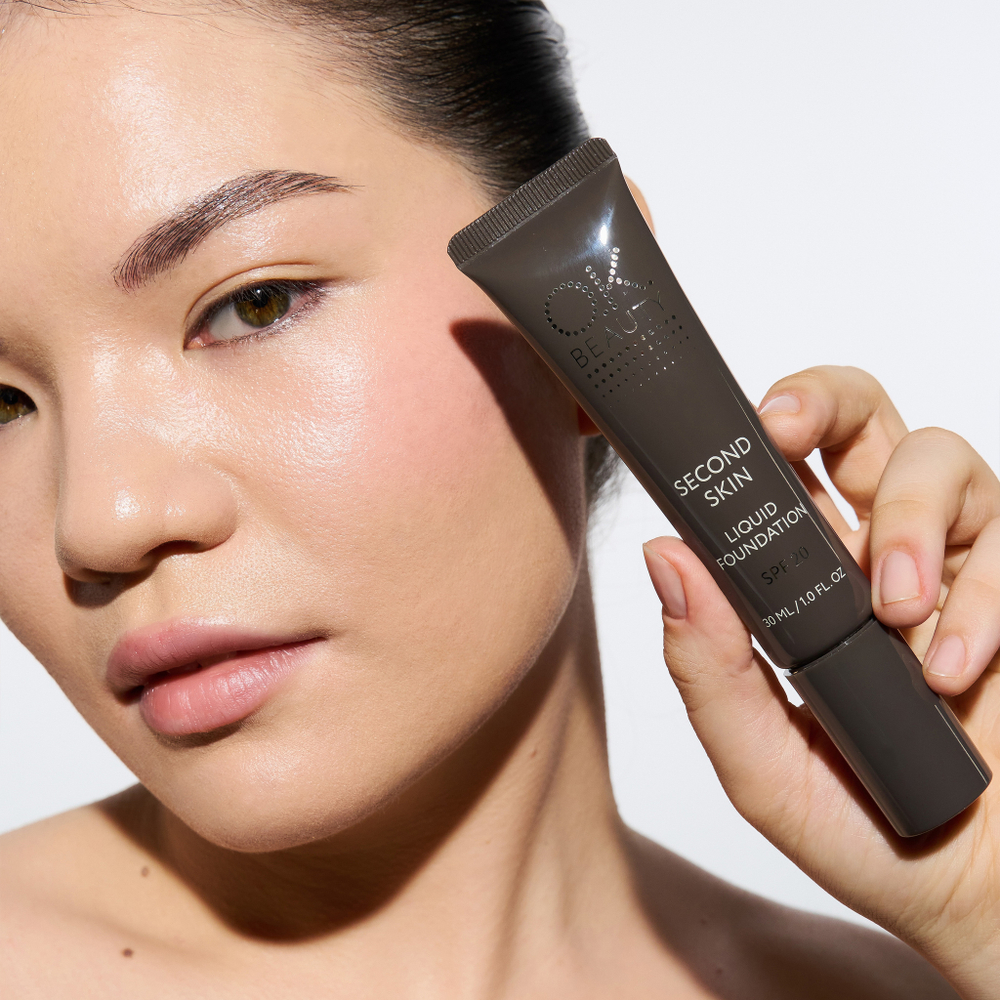Тональный крем универсальный OK BEAUTY SECOND SKIN LIQUID FOUNDATION SPF 20 тон Medium