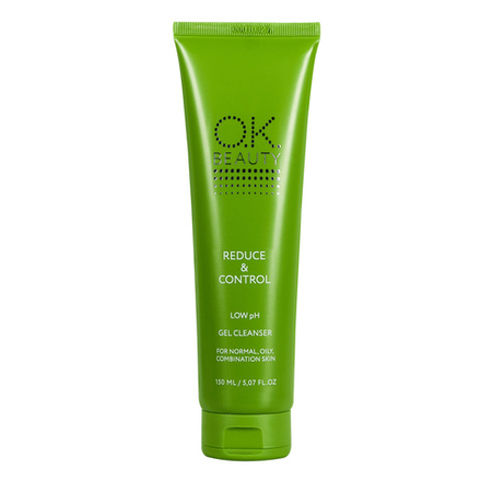 Гель для умывания с АНА/BHA кислотами и ниацинамидом OK BEAUTY REDUCE & CONTROL LOW PH GEL CLEANSER