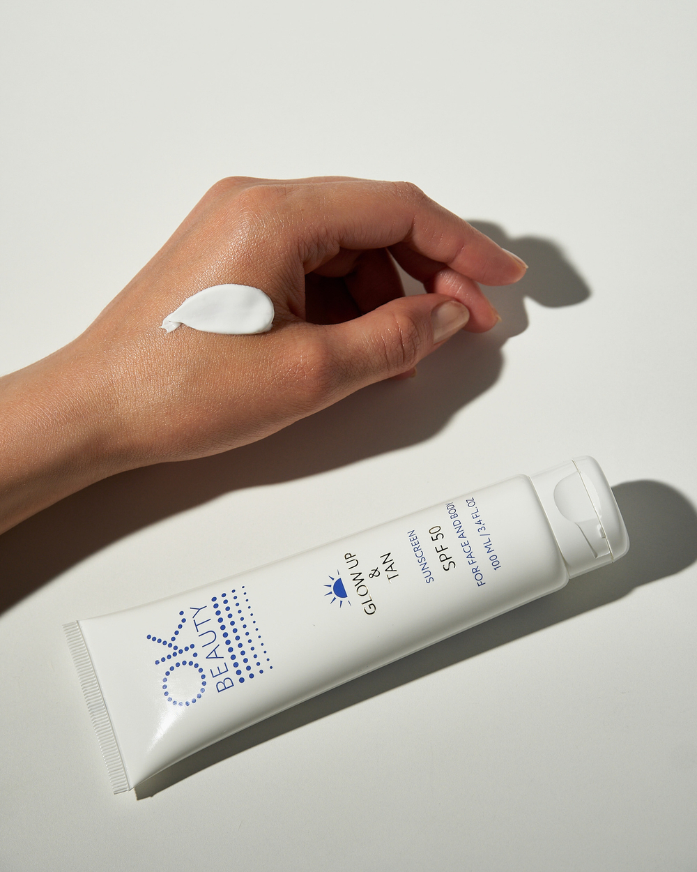 Солнцезащитный крем для лица и тела SPF 50 OK BEAUTY GLOW UP & TAN
