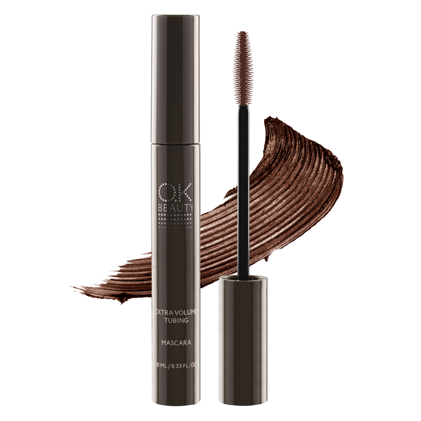 Термо - тушь для ресниц с эффектом объема OK BEAUTY EXTRA VOLUME TUBING MASCARA тон Brown