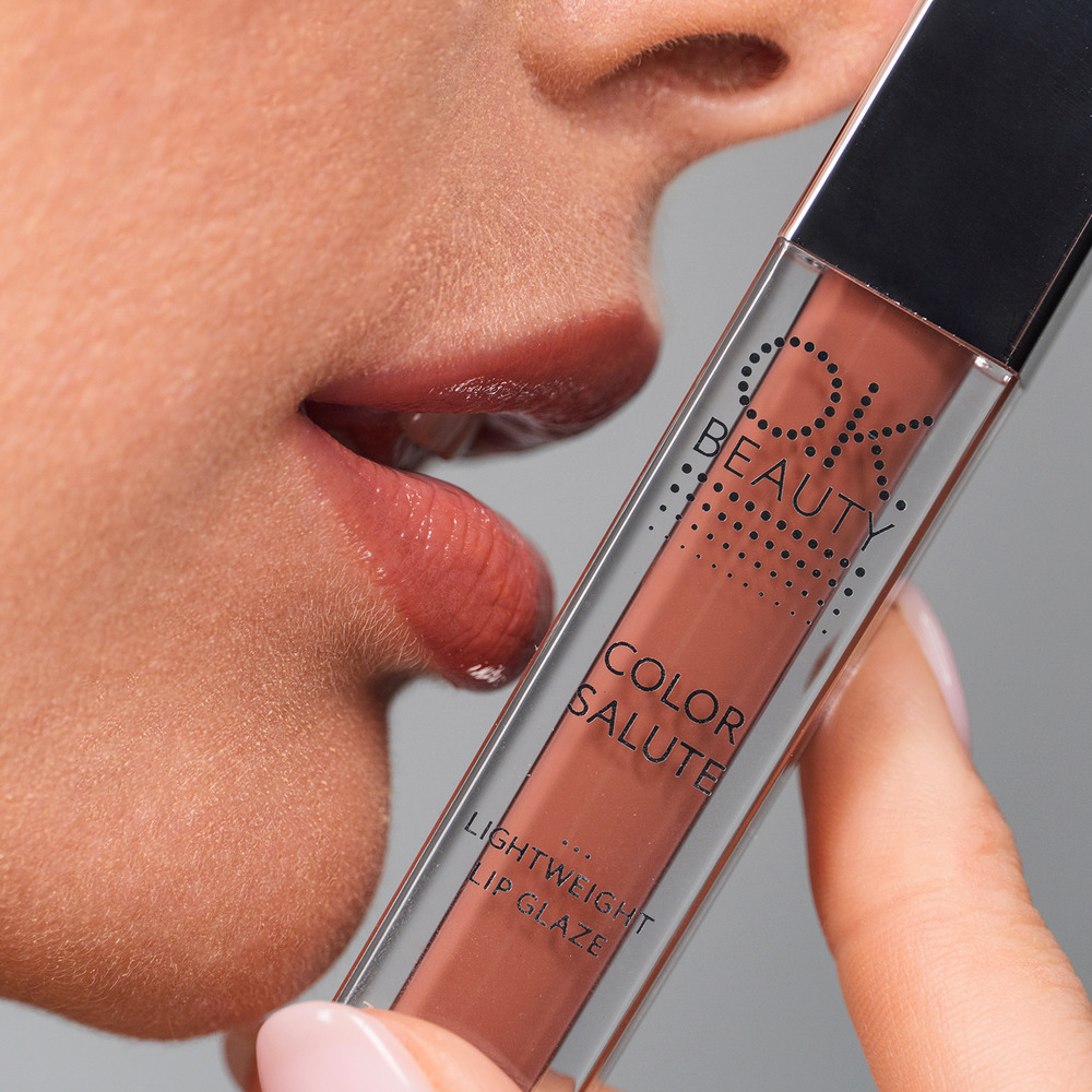 Блеск-глазурь для губ OK BEAUTY COLOR SALUTE LIGHT WEIGHT