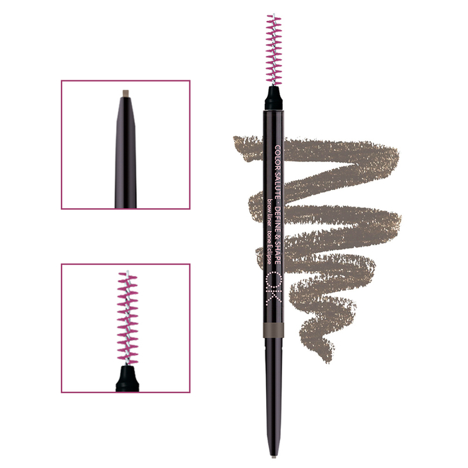 Карандаш для бровей OK BEAUTY СOLOR SALUTE DEFINE & SHAPE в оттенке ECLIPSE