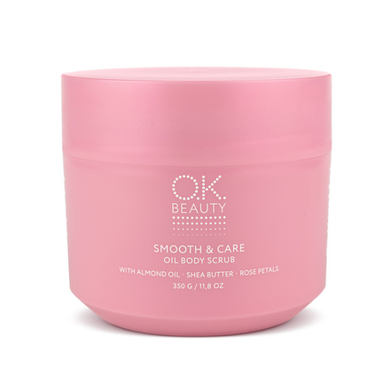 Увлажняющий и разглаживающий скраб для тела OK BEAUTY SMOOTH & CARE OIL BODY SCRUB