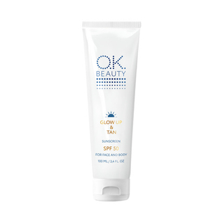 Солнцезащитный крем для лица и тела SPF 50 OK BEAUTY GLOW UP & TAN