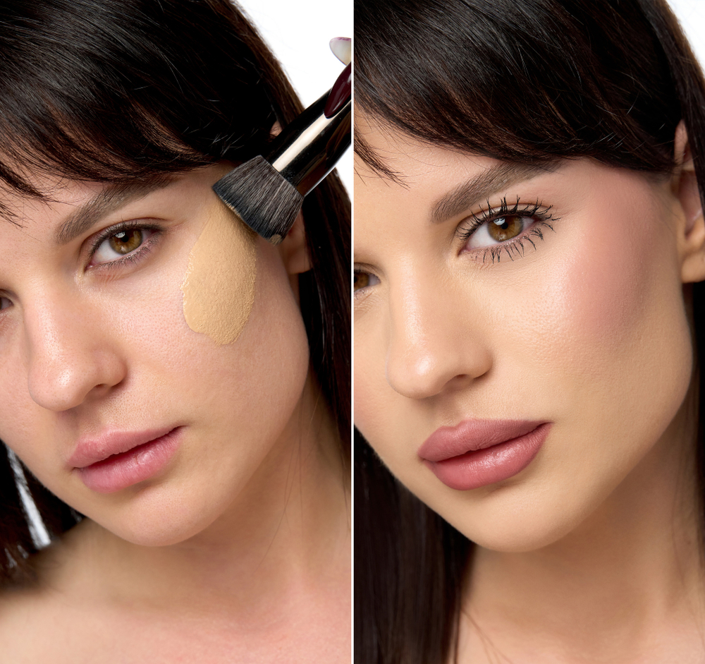 Тональный крем универсальный OK BEAUTY SECOND SKIN LIQUID FOUNDATION SPF 20 тон Beige