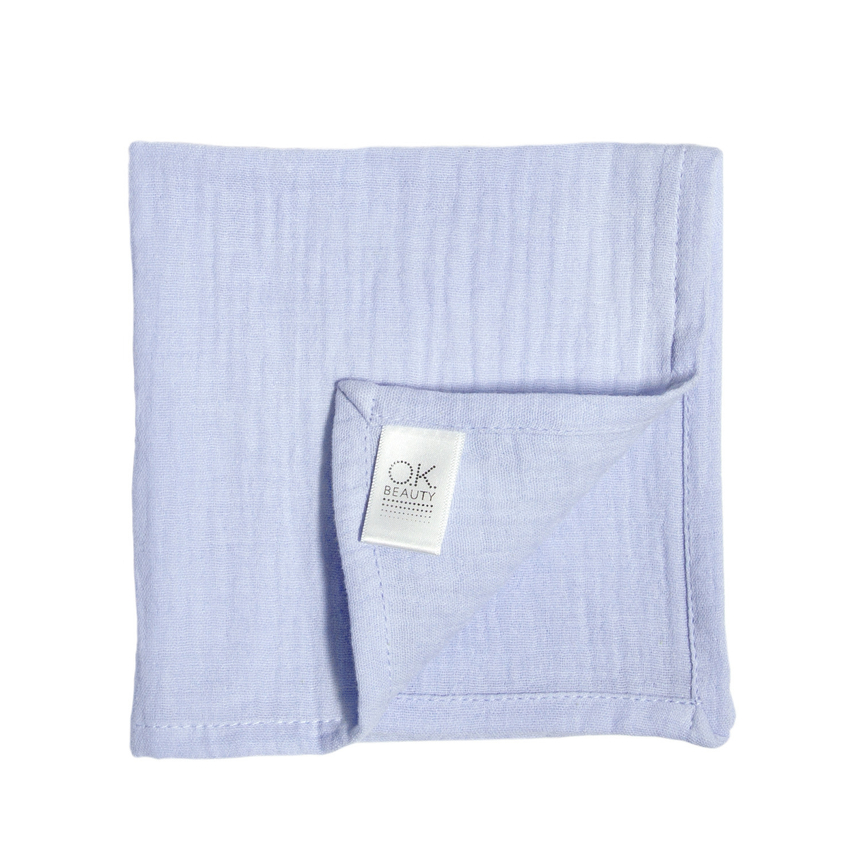 Очищающая отшелушивающая муслиновая салфетка для лица OK BEAUTY
