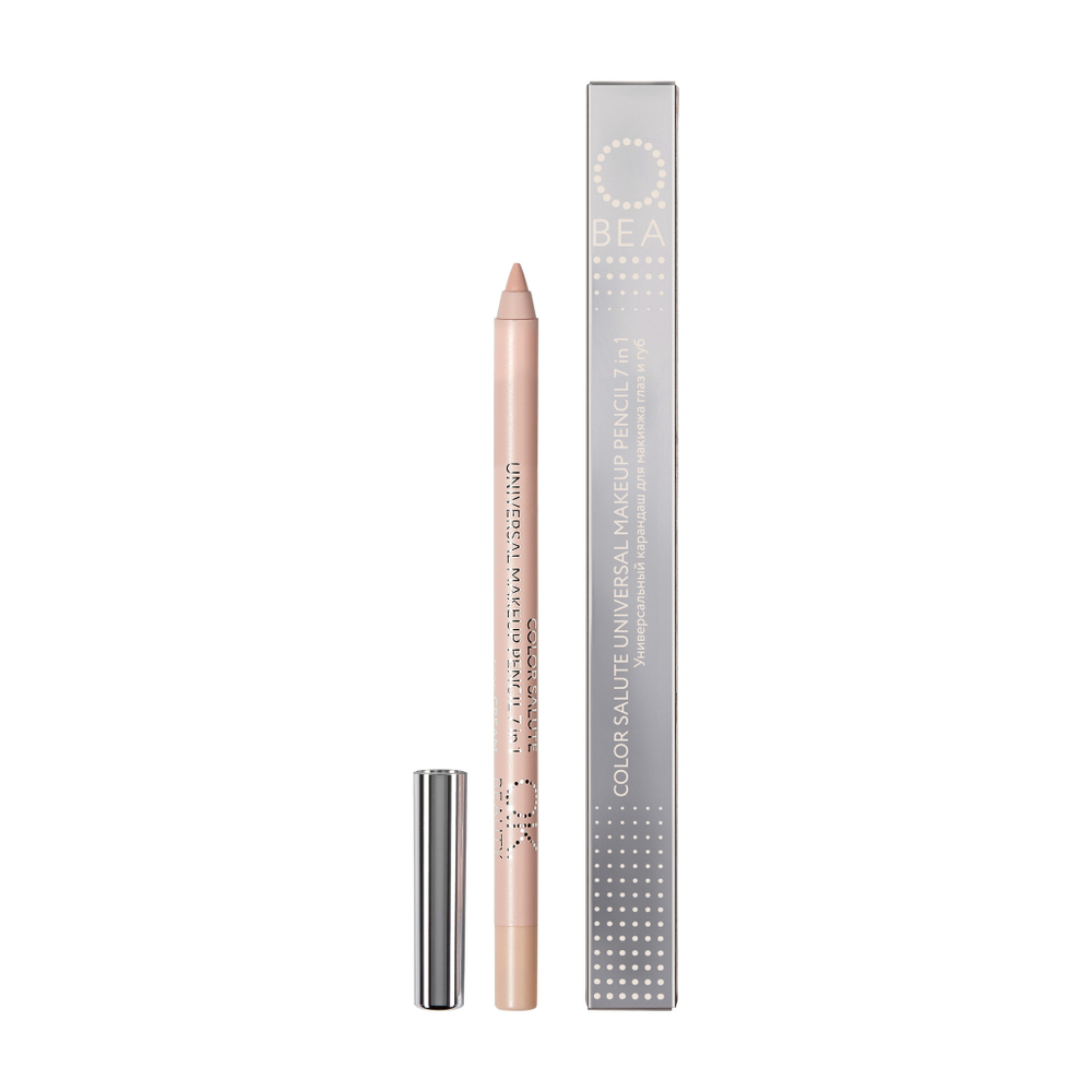 Универсальный карандаш для макияжа глаз и губ OK BEAUTY COLOR SALUTE UNIVERSAL MAKEUP PENCIL тон Cream