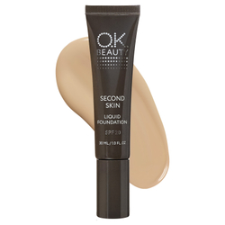Тональный крем универсальный OK BEAUTY SECOND SKIN LIQUID FOUNDATION SPF 20