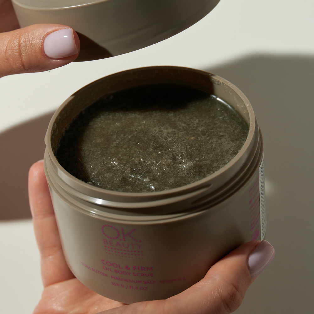 Скульптурирующий скраб для тела с охлаждающим эффектом ОК BEAUTY COOL & FIRM OIL BODY SCRUB