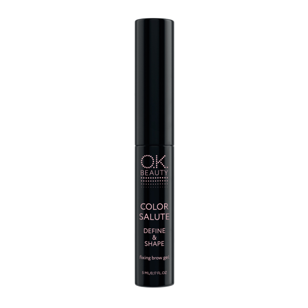 Фиксирующий гель для бровей OK BEAUTY COLOR SALUTE DEFINE & SHAPE FIXING BROW GEL