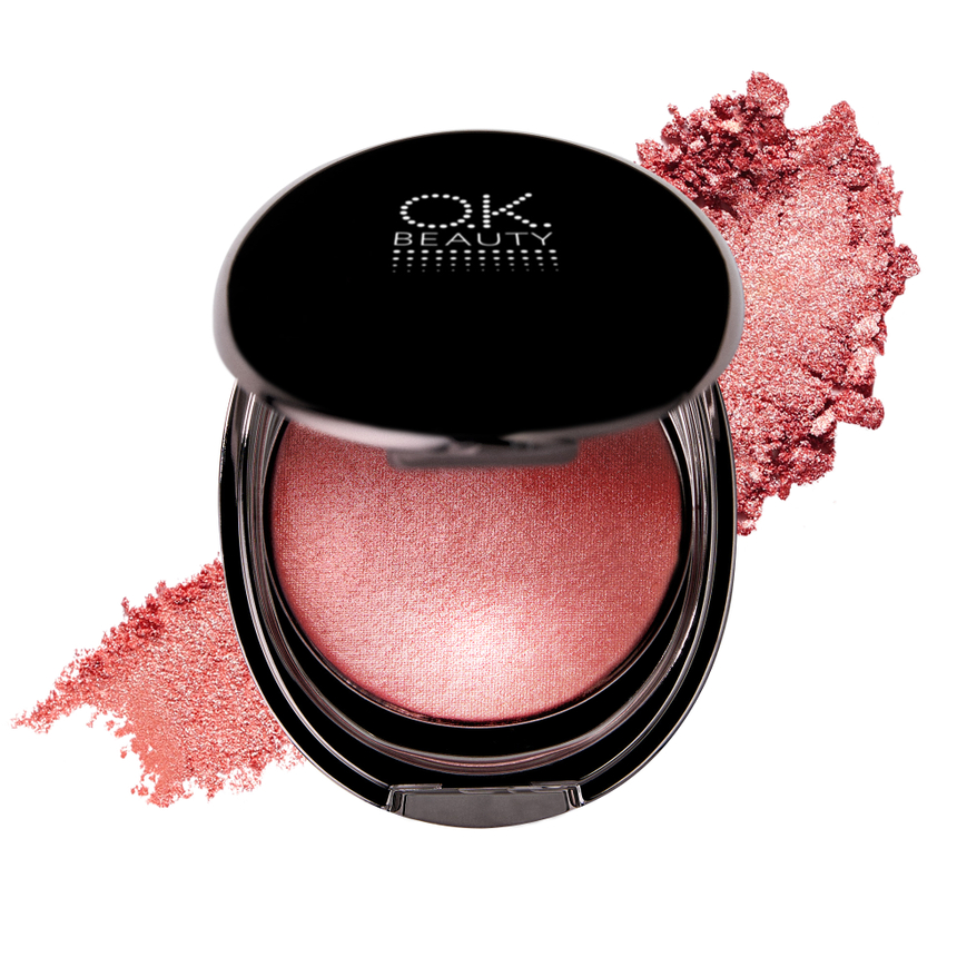 Запеченные сияющие румяна OK BEAUTY GLOW RUSH BAKED BLUSH тон Fresh Glow