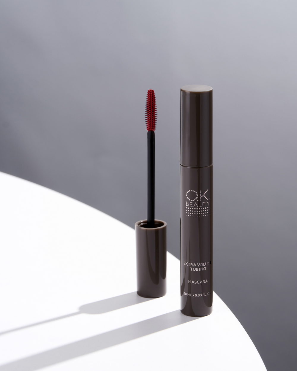 Термо - тушь для ресниц с эффектом объема OK BEAUTY EXTRA VOLUMЕ TUBING MASCARA тон Burgundy