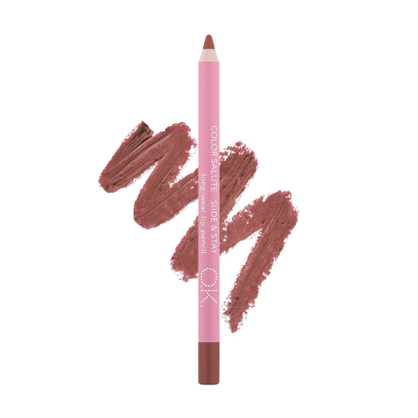 Стойкий карандаш для губ OK BEAUTY COLOR SALUTE SLIDE & STAY в оттенке SOLO
