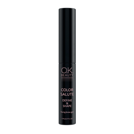 Фиксирующий гель для бровей OK BEAUTY COLOR SALUTE DEFINE & SHAPE FIXING BROW GEL