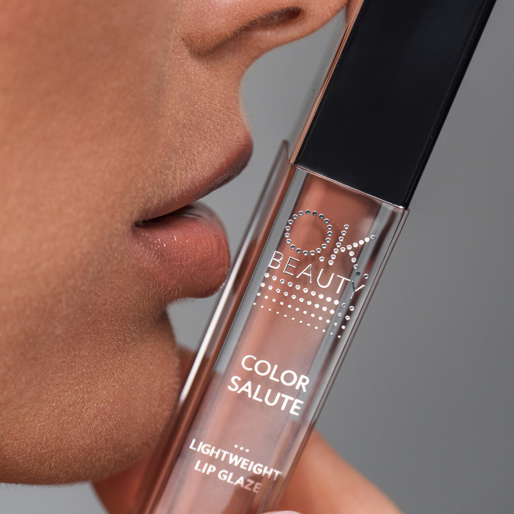 Блеск-глазурь для губ OK BEAUTY COLOR SALUTE LIGHT WEIGHT