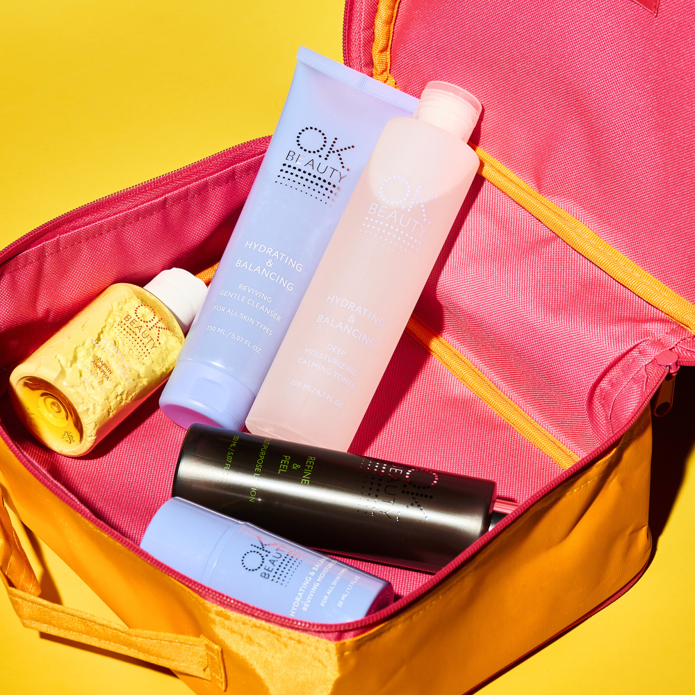 Увлажняющий обновляющий подарочный набор уходовой косметики для лица OK BEAUTY