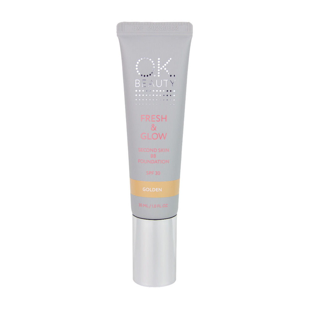 Совершенствующий BB-крем OK BEAUTY FRESH&GLOW SECOND SKIN BB FOUNDATION