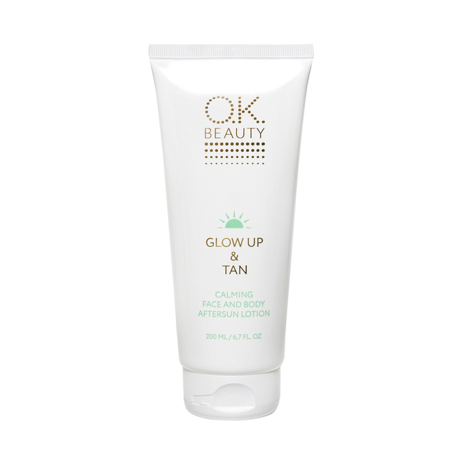 Успокаивающий лосьон после загара для лица и тела OK BEAUTY GLOW UP & TAN