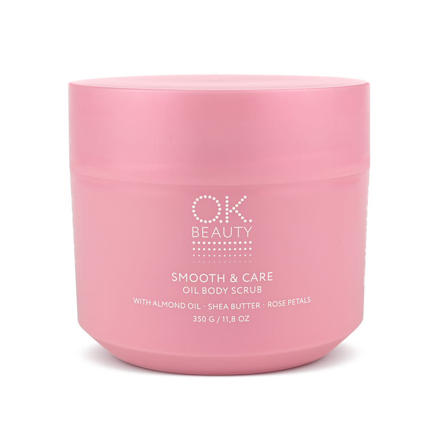 Увлажняющий и разглаживающий скраб для тела OK BEAUTY SMOOTH & CARE OIL BODY SCRUB