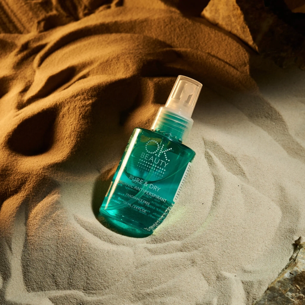 Минеральный органический антиперспирант OK BEAUTY PURE & DRY