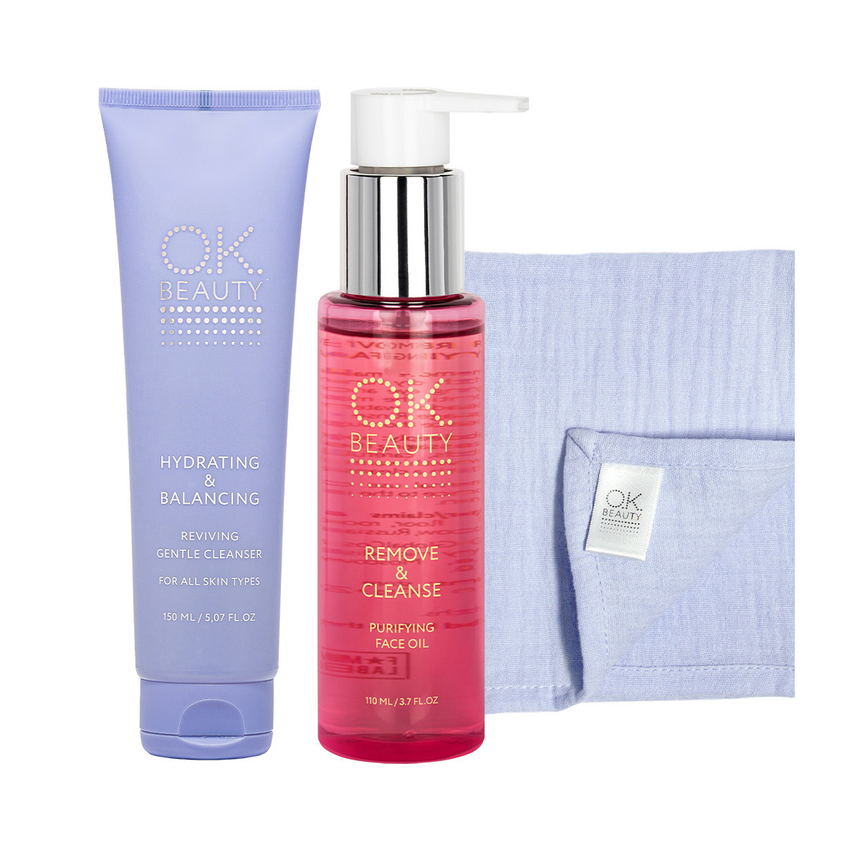 Очищающий набор для лица OK BEAUTY EXTRA CLEAR CLEAN