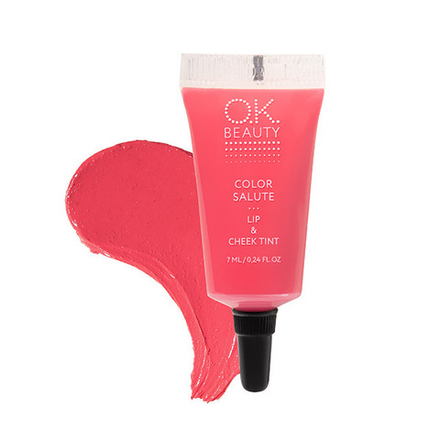 Тинт для губ и щек OK BEAUTY СOLOR SALUTE LIP & CHEEK TINT тон FLAMINGO