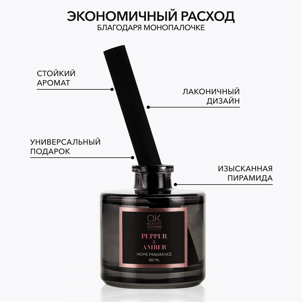 Парфюм для дома OK BEAUTY PEPPER & AMBER