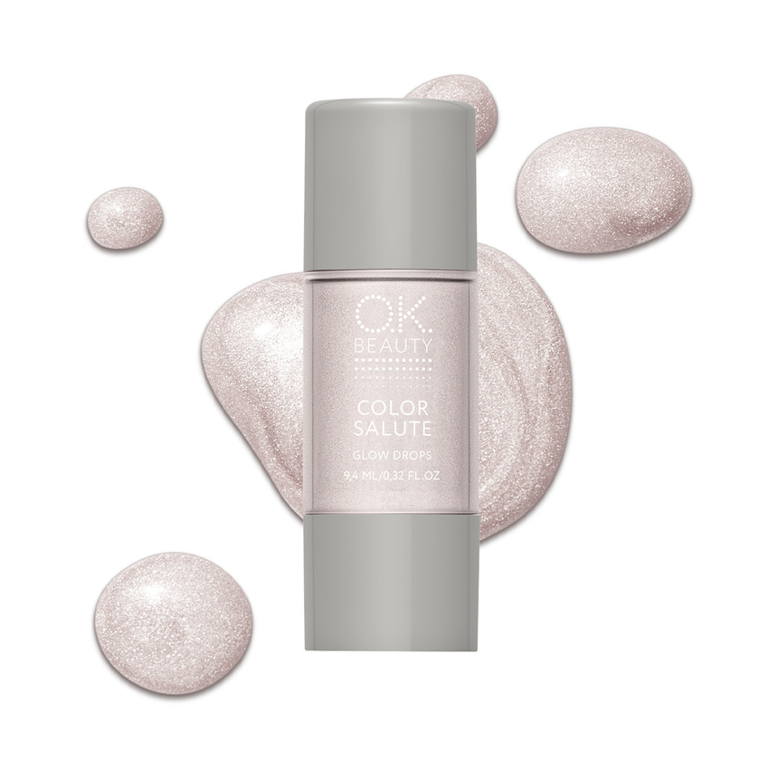Жидкий хайлайтер для лица и тела OK BEAUTY COLOR SALUTE GLOW DROPS тон LUNAR
