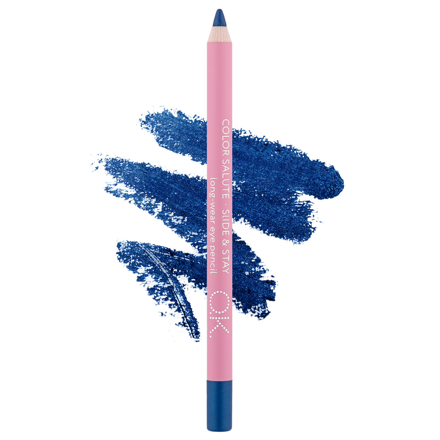 Стойкий карандаш для глаз OK BEAUTY COLOR SALUTE SLIDE & STAY в оттенке COBALT