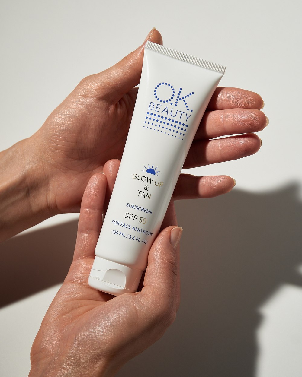 Солнцезащитный крем для лица и тела SPF 50 OK BEAUTY GLOW UP & TAN